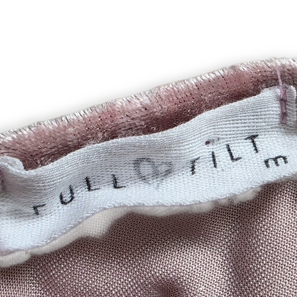 🔥5 FOR $25🔥Full Tilt Crushed Velvet Bodysuit, Blush Pink, Size M - Picture 7 of 12